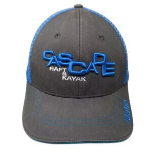 VIE Cascade Raft & Kayak Idaho Payette River Gray Blue One Size Trucker Hat